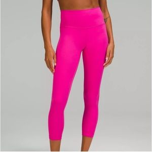 Lululemon Align Legging Ribbed 25” Sonic Pink size 6